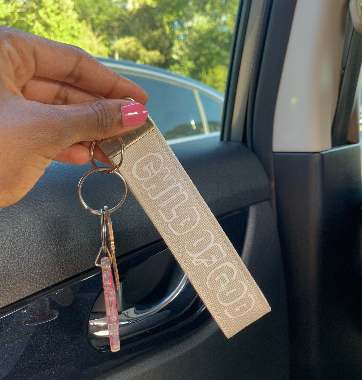 Child Of God Canvas Keychain Wristlet, Christian Faith Streetwear Style