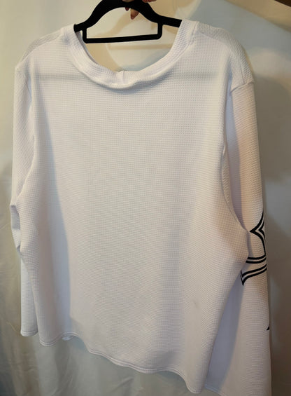 Large “Child of God” Cross Oversized Long Sleeve Top
