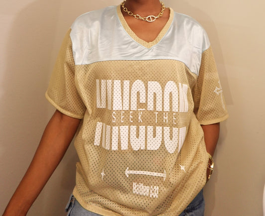 633 Jersey, Mesh Graphic Seek the Kingdom Top