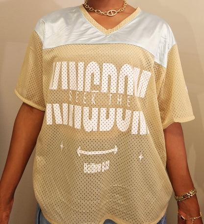633 Jersey, Mesh Graphic Seek the Kingdom Top
